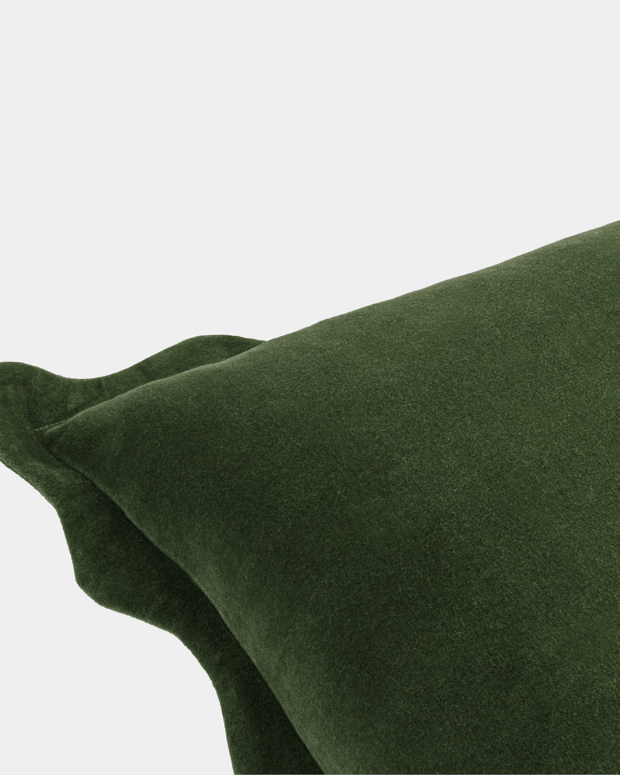 Ivy Green Cotton Scallop Edge Pillow - Marble Lotus - Green Cotton Scallop Edge Pillow. Order yours today | Marble Lotus