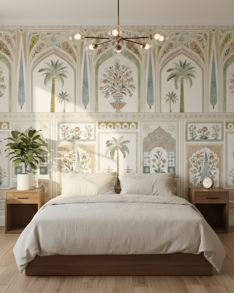 Jaipur Royale - Ochre - Marble Lotus - Jaipur Royale - Ochre