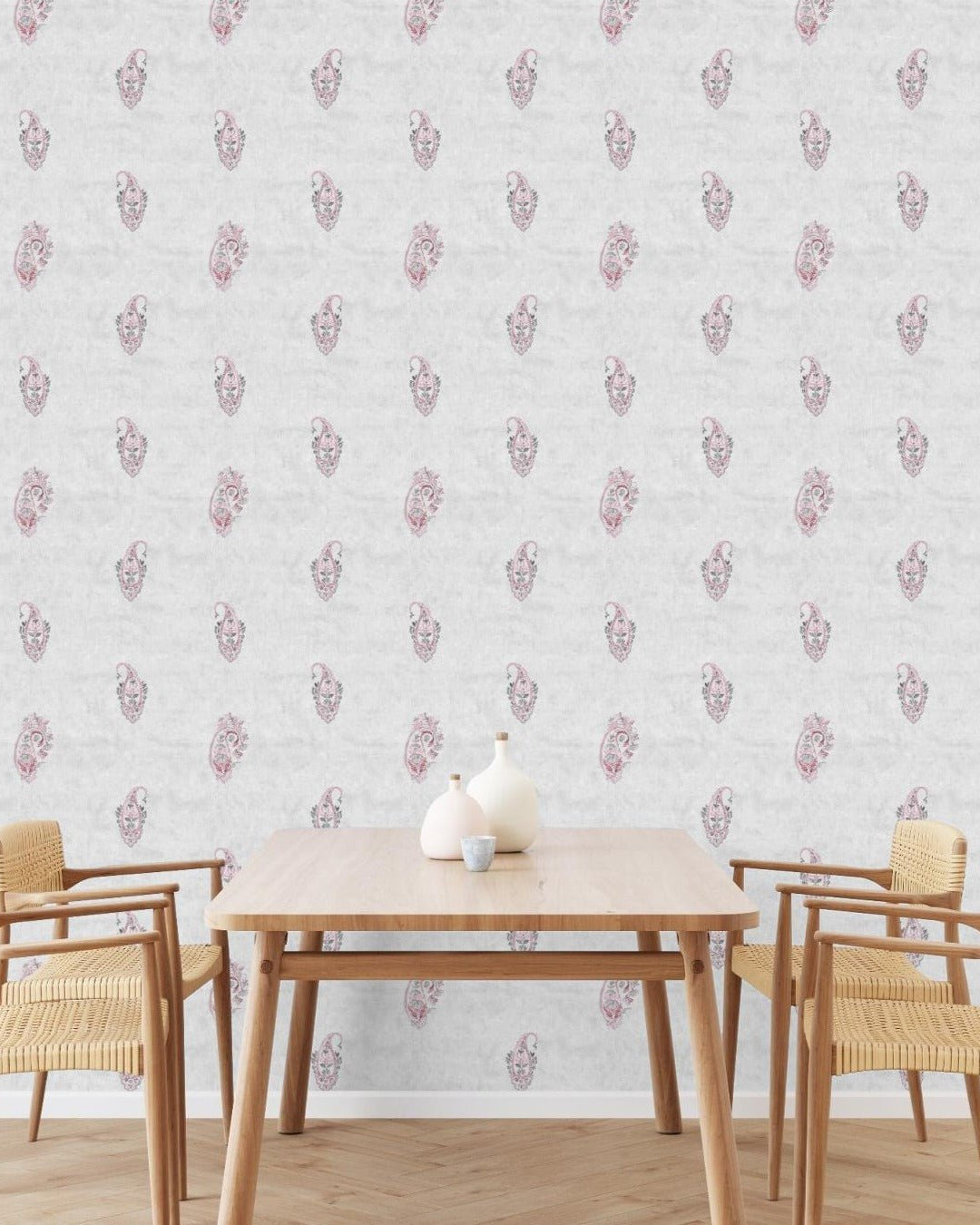 Jamewar Wallpaper - Marble Lotus - Order Jamewar Wallpaper for Your Space from Marble Lotus