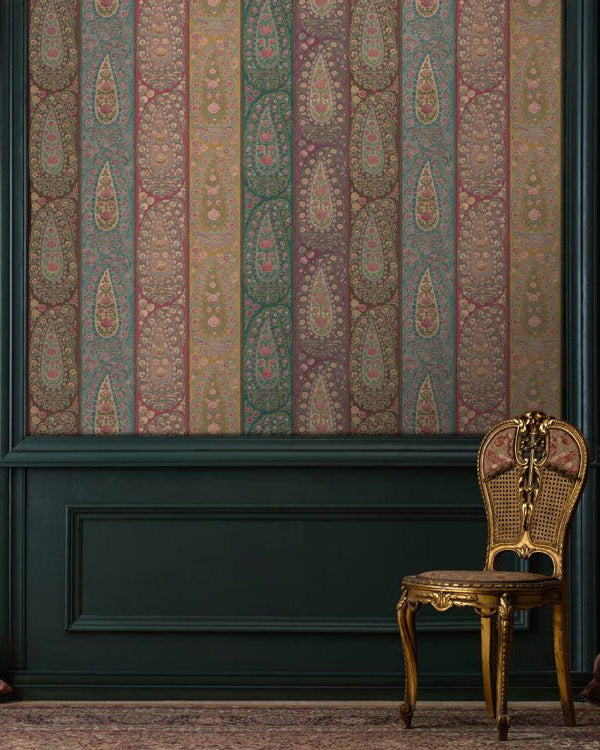 Jamshed Jamavar Striped - Marble Lotus - Jamshed Jamavar Striped