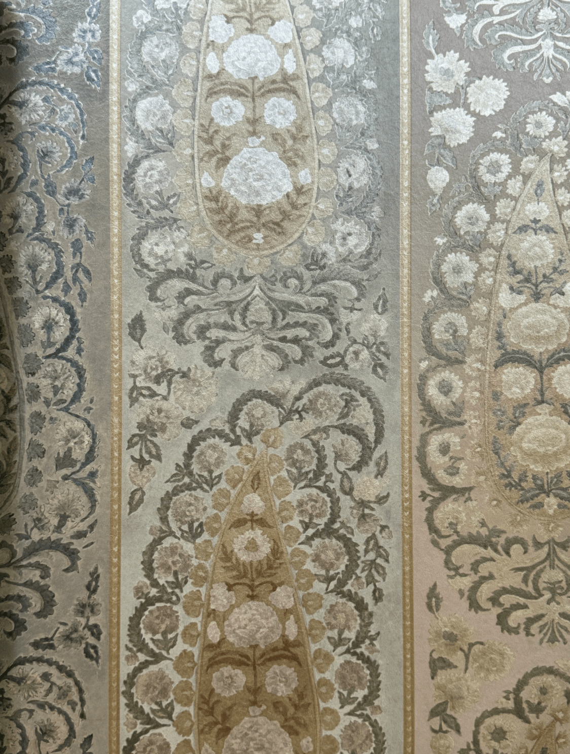 Jamshed Jamavar Striped - Marble Lotus - Jamshed Jamavar Striped