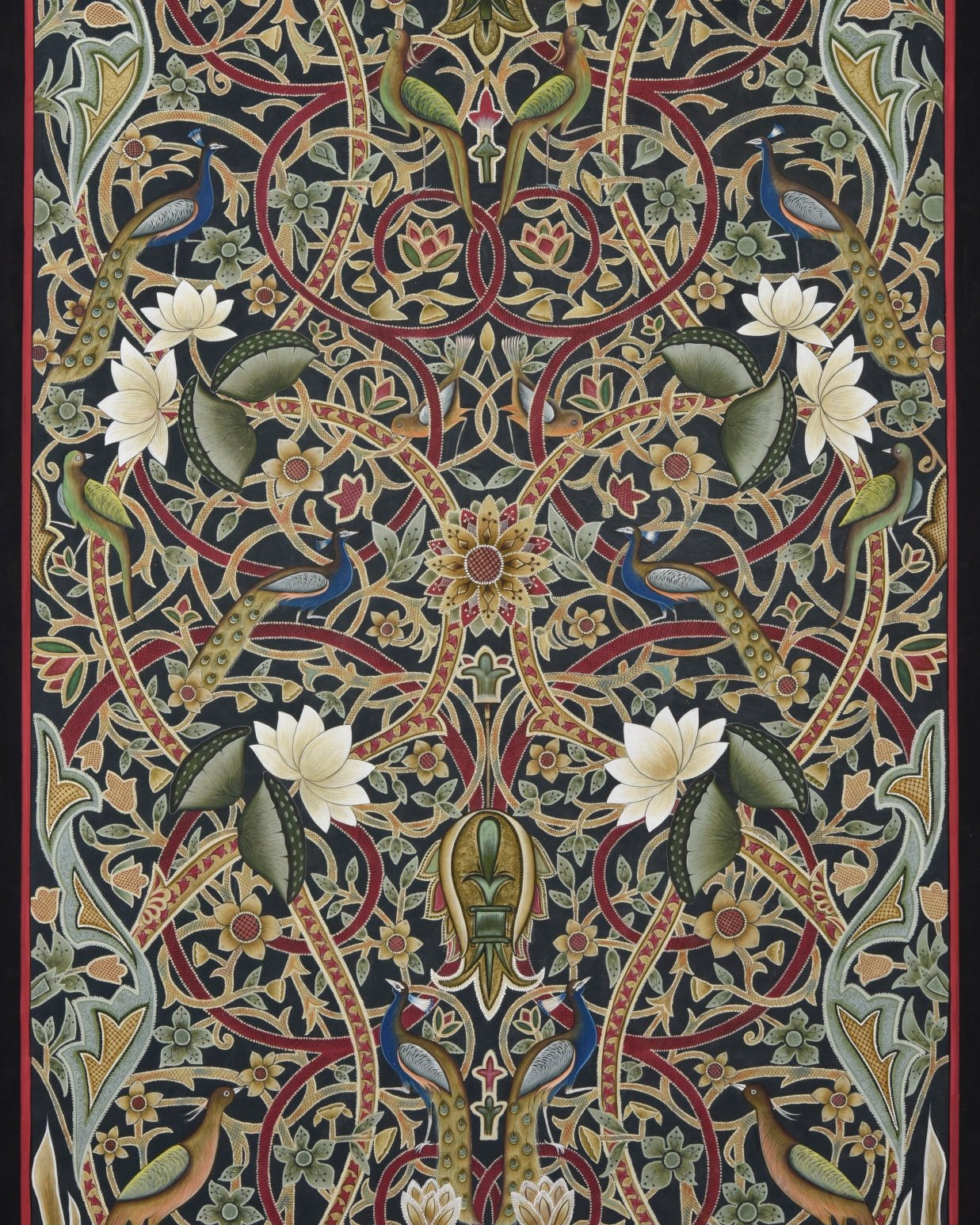 Jewel Jaal - Marble Lotus - Pichwai Painting | Jewel Jaal | Indian Art