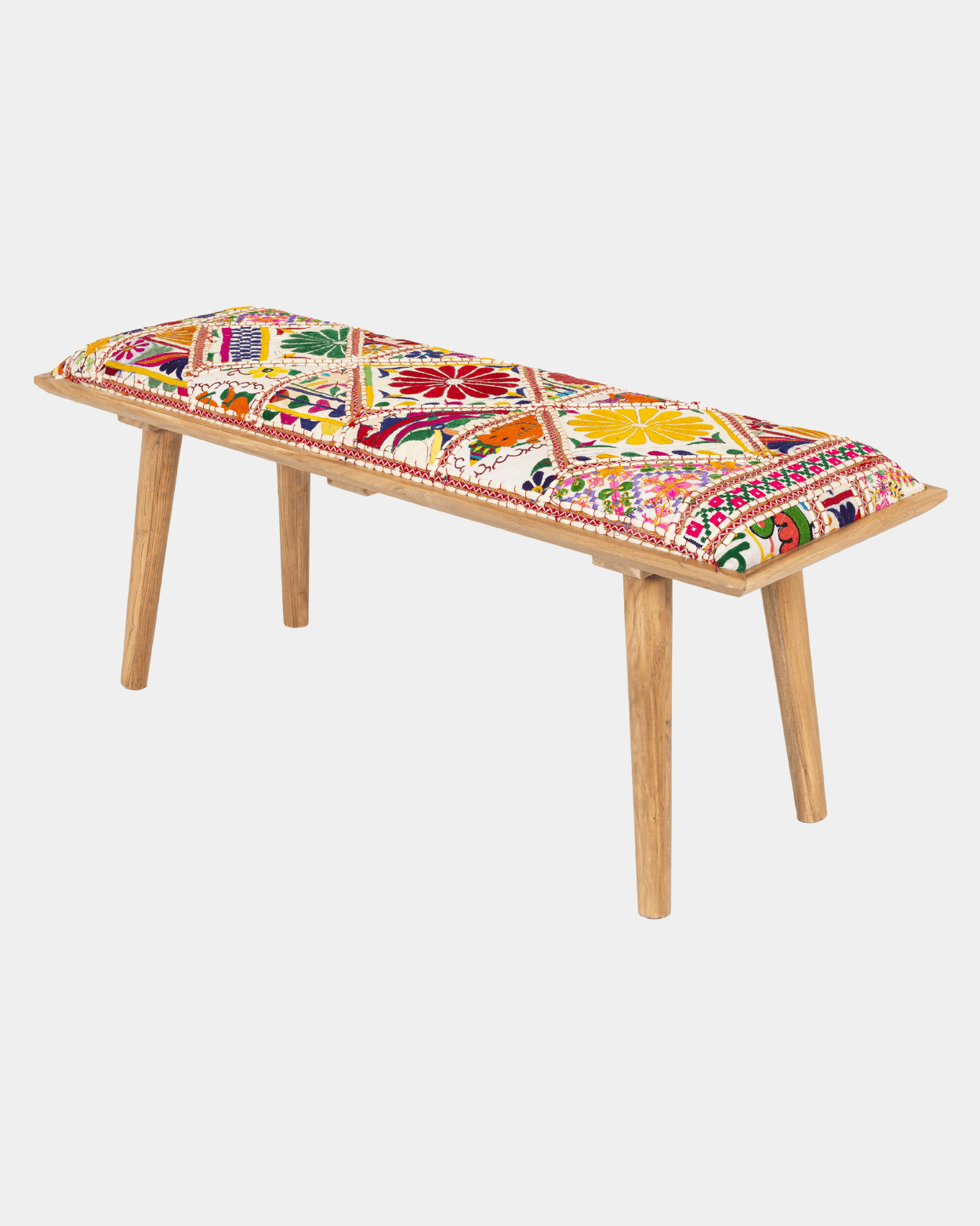 Karma Fuchsia Flourish Bench - Marble Lotus - Karma Fuchsia Flourish Bench