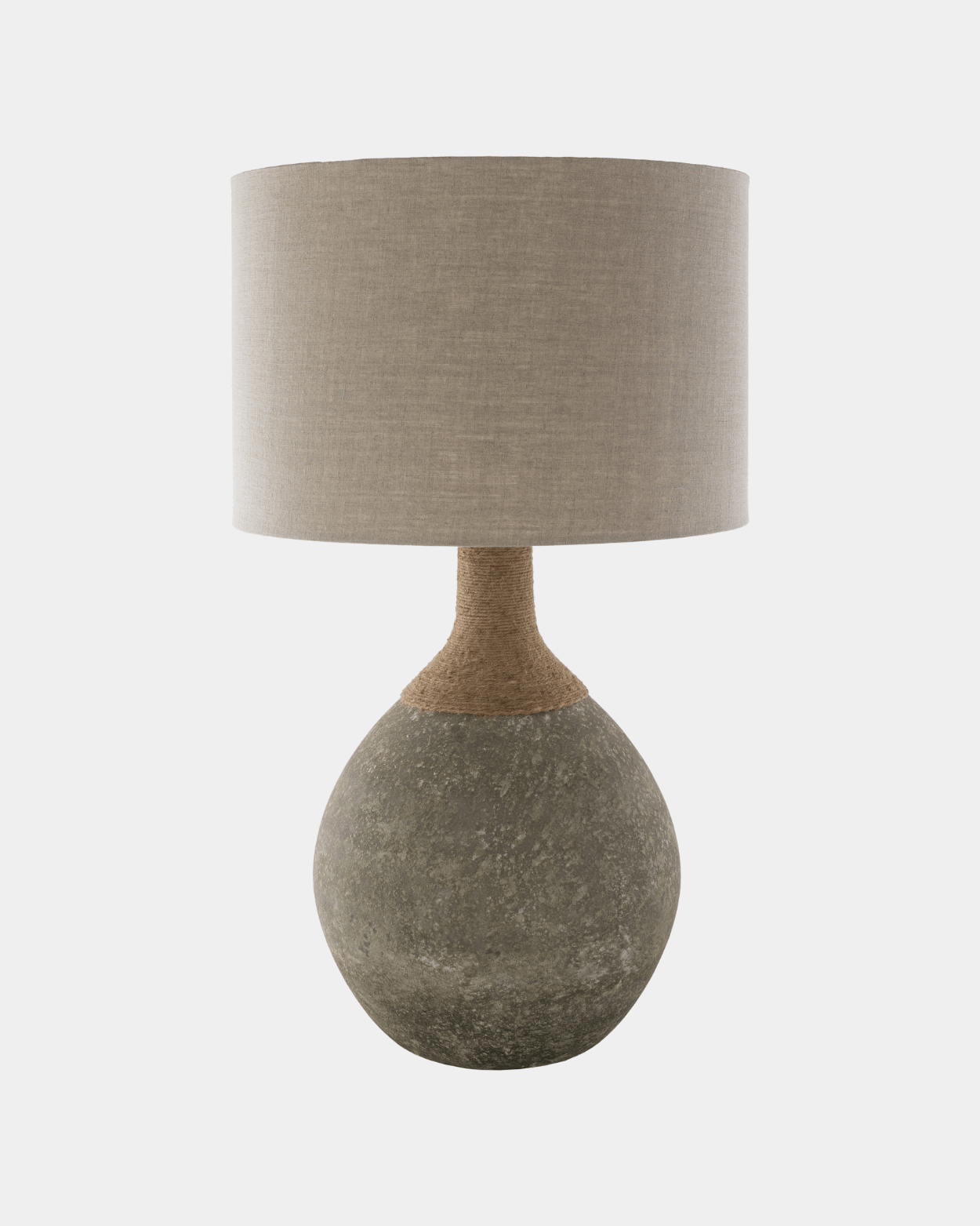 Khaki Sage Illuminator Table Lamp - Marble Lotus - Khaki Sage Illuminator Lamp