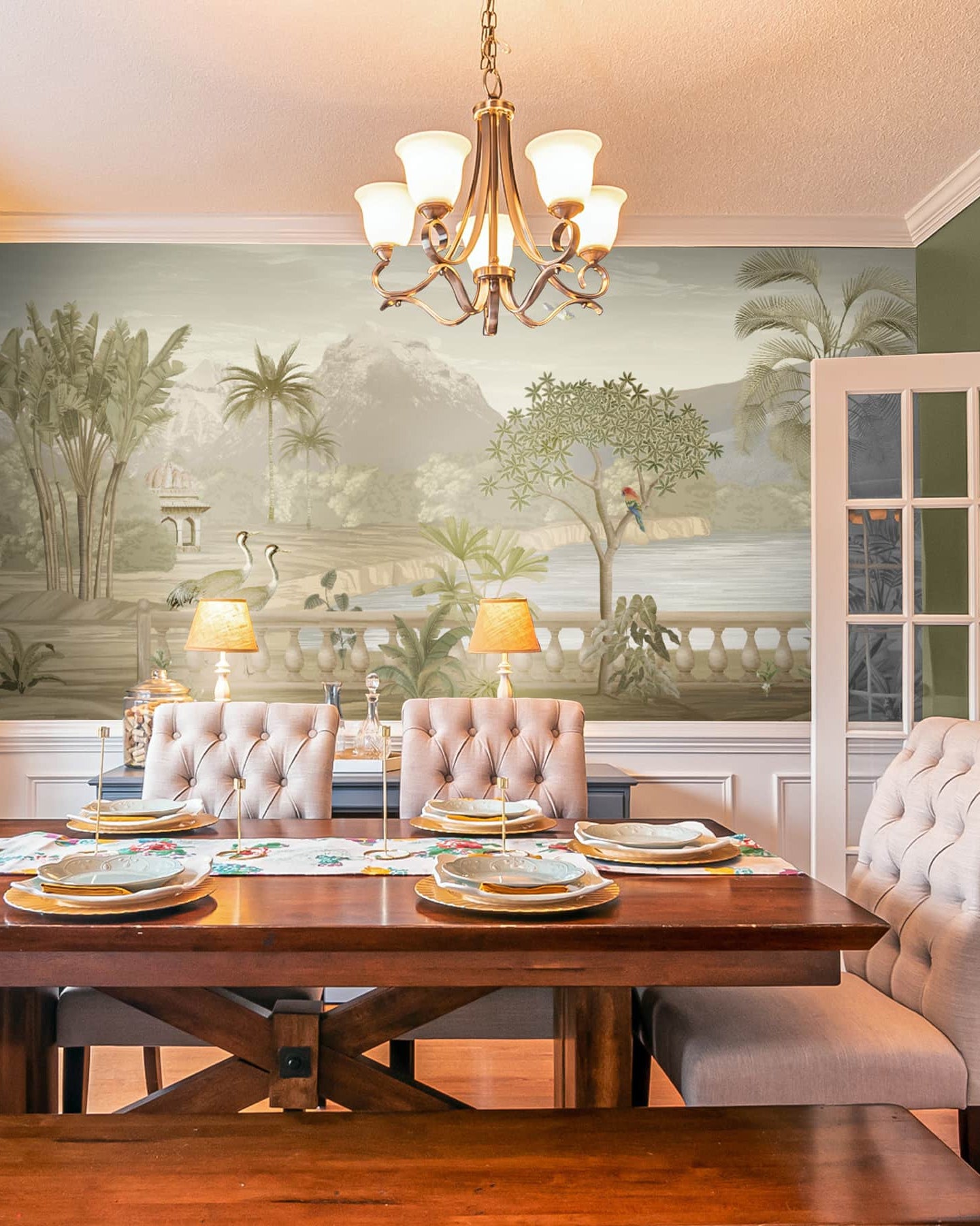 Khayal, A Beautiful Room Wallpaper - Marble Lotus - Khayal, A Beautiful Room Wallpaper