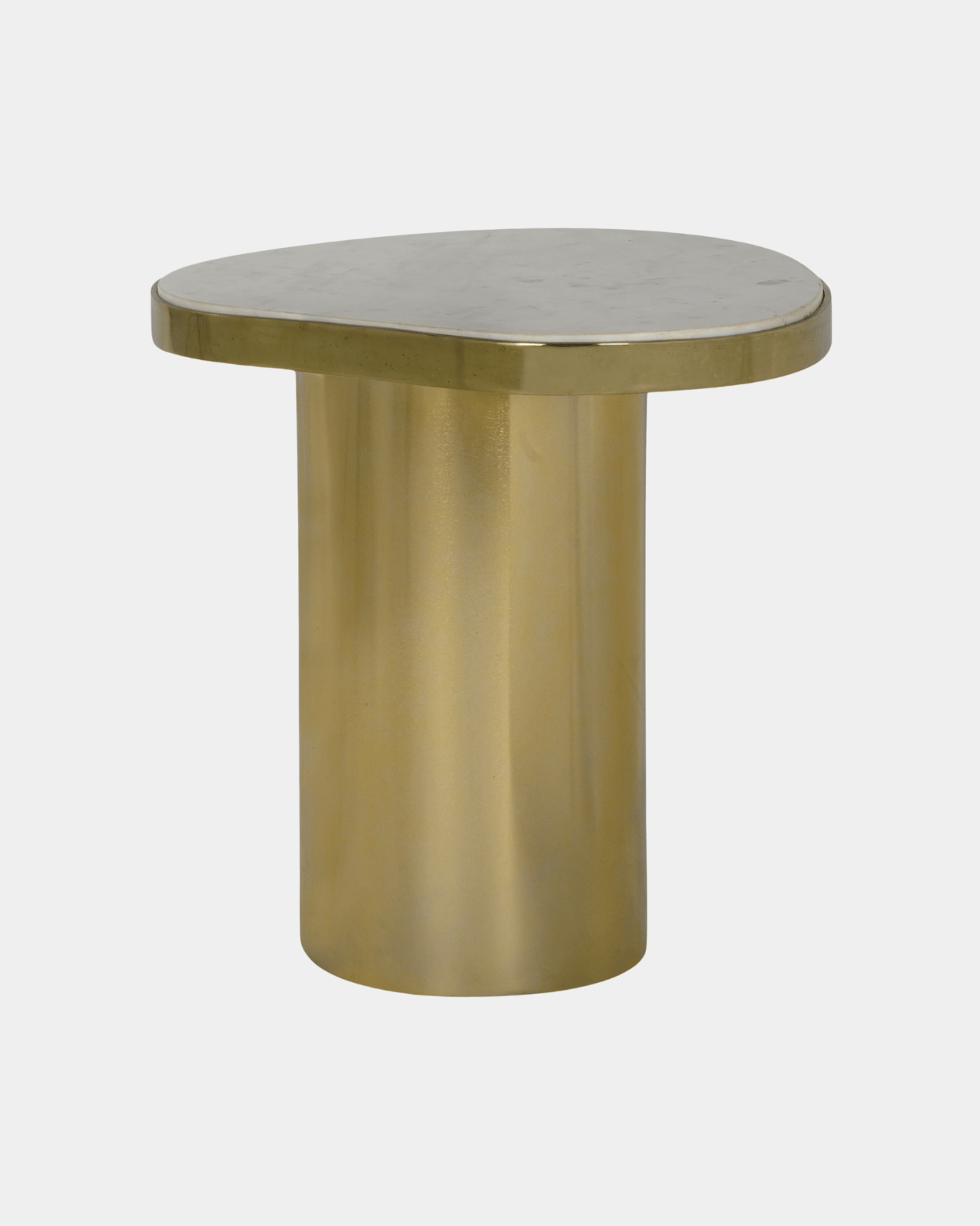 Kidney Side Table - Marble Lotus - Kidney Side Table for Modern Interiors