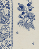 KOROND FLORAL Indigo Wallpaper - Marble Lotus - Buy Korond Floral Indigo Wallpaper | Marble Lotus