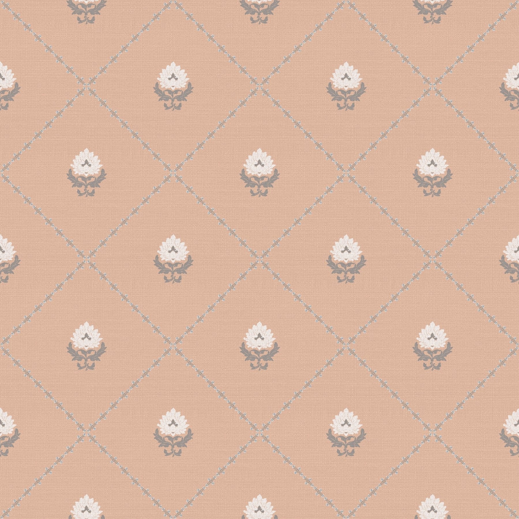 Kusum Jaal - Apricot - Marble Lotus - Kusum Jaal - Apricot