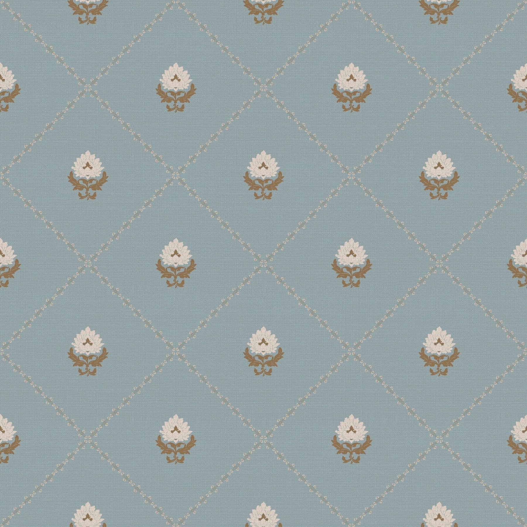 Kusum Jaal – Blue - Marble Lotus - Kusum Jaal – Blue