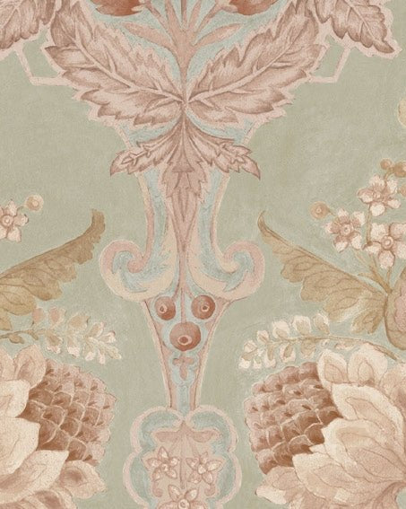 Landour Damask - Marble Lotus - Landour Damask