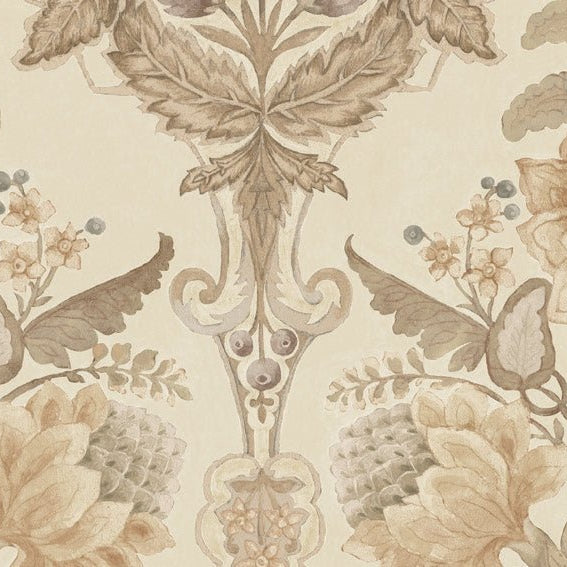 Landour Damask - Marble Lotus - Landour Damask