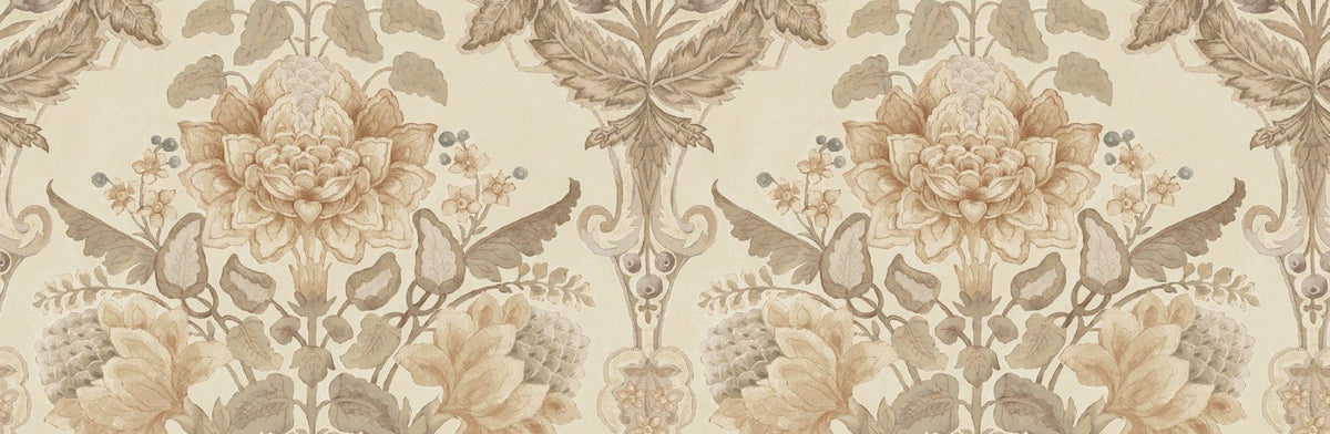 Landour Damask - Marble Lotus - Landour Damask