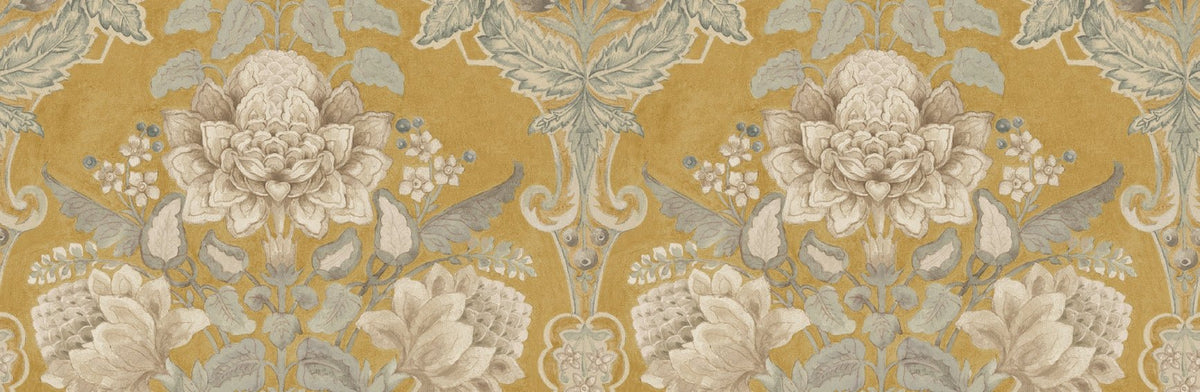 Landour Damask - Marble Lotus - Landour Damask