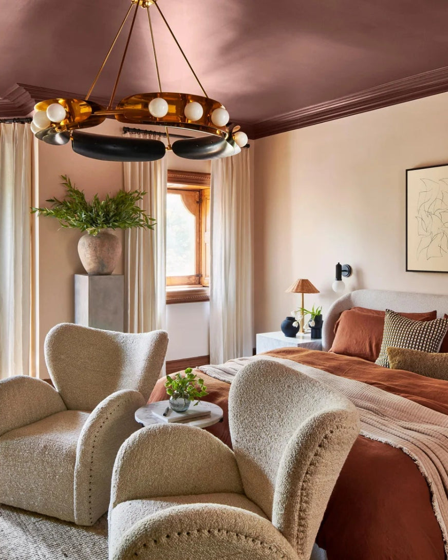 Large Hopper Chandelier - Marble Lotus - Large Hopper Chandelier