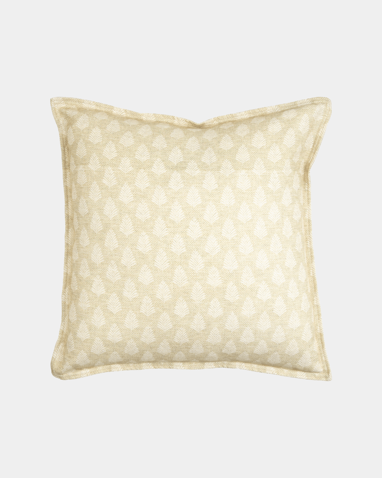 Light Yellow Traditional Polyester Blend Pillow - Marble Lotus - Light Yellow Traditional Polyester Blend Pillow