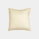 Light Yellow Traditional Polyester Blend Pillow - Marble Lotus - Light Yellow Traditional Polyester Blend Pillow