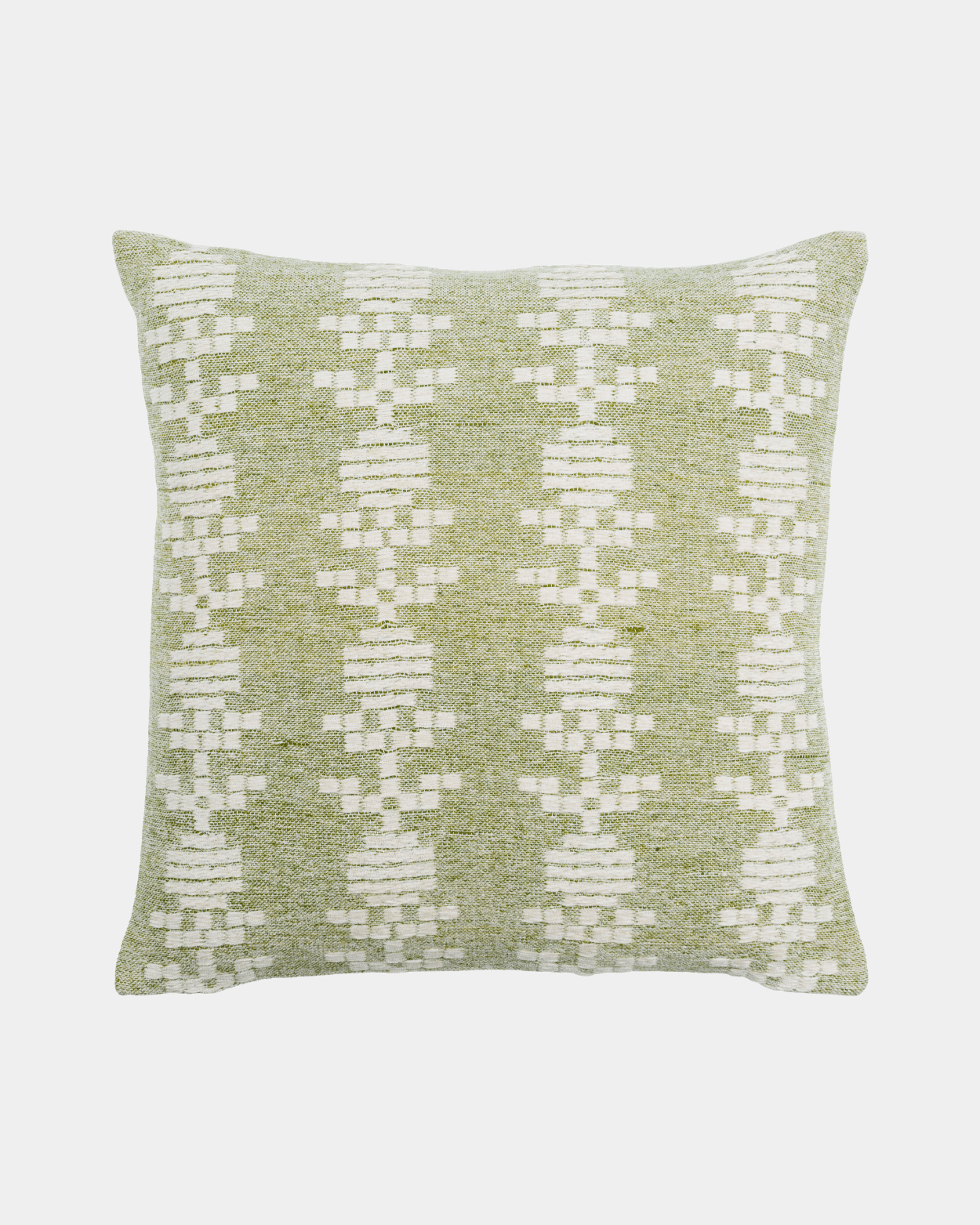 Lime Green Geometric Patterned Pillow - Marble Lotus - Lime Green Geometric Patterned Pillow