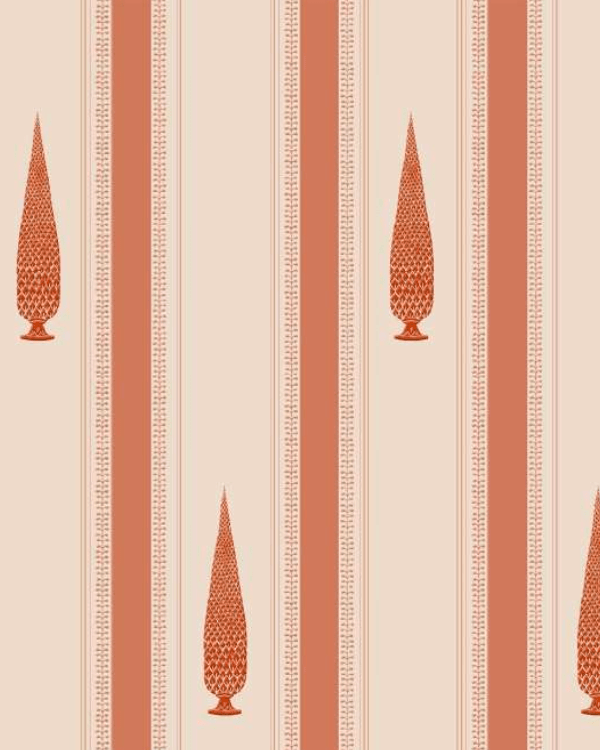 Linear Beauty Wallpaper - Marble Lotus - Red Linear Beauty Wallpaper