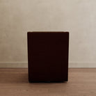 Lotus Lounger Swivel Chair Dark Brown Velvet - Marble Lotus - Lotus Lounger Swivel Chair Dark Brown Velvet