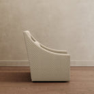 Lotus Lounger Swivel Chair - Dotted Beige - Marble Lotus - Lotus Lounger Swivel Chair - Dotted Beige