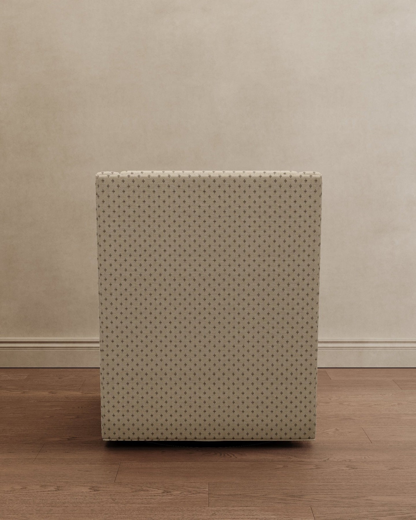 Lotus Lounger Swivel Chair - Dotted Beige - Marble Lotus - Lotus Lounger Swivel Chair - Dotted Beige