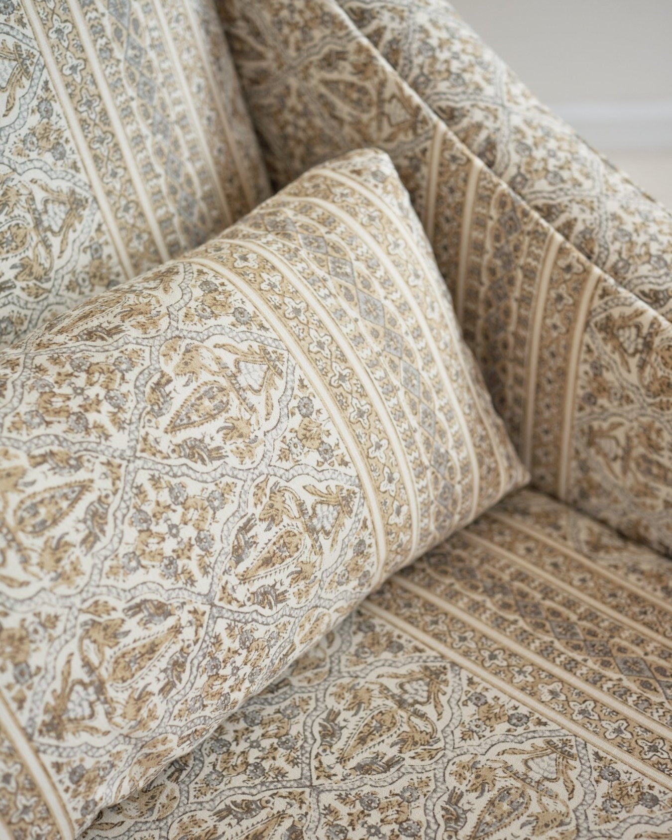 Lotus Lounger Swivel Chair Powder Blue Paisley - Marble Lotus - Lotus Lounger Swivel Chair Powder Blue Paisley