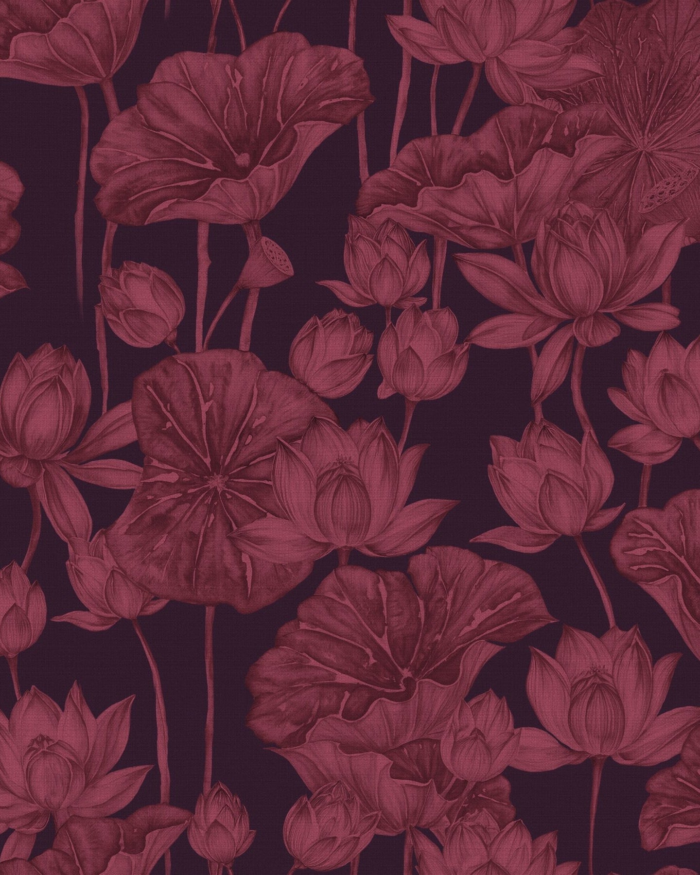 Lotuses – Maroon - Marble Lotus - Lotuses – Maroon
