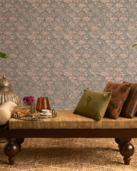 Lucknow Chintz - Marble Lotus - Lucknow Chintz