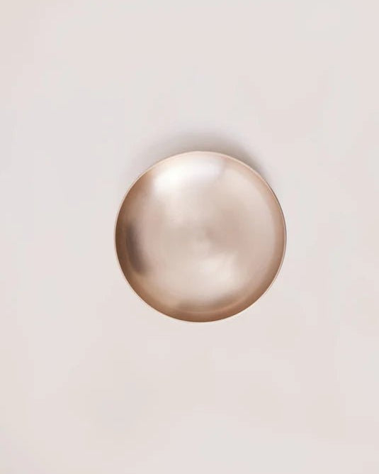 Luxe Kansa Cake Plate, 6" - Marble Lotus - Luxe Kansa Cake Plate, 6"