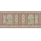 Madhuban Indian Floral Jharoka Wallpaper in Suneherii Collection Pink - Marble Lotus - Madhuban Indian Floral Jharoka Wallpaper in Suneherii Collection Pink