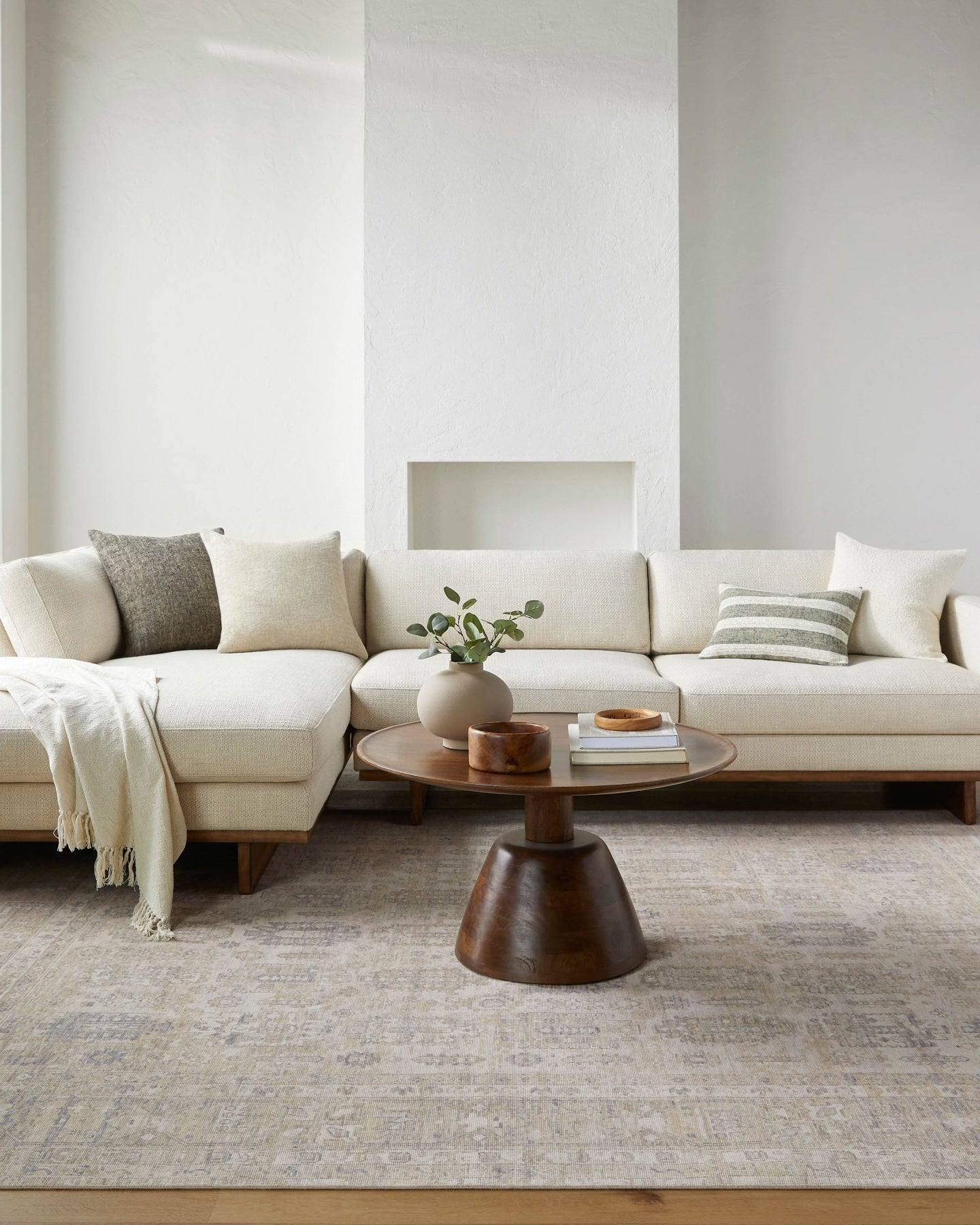 Maeve Solid Mango Wood Coffee Table - Marble Lotus - Buy Maeve Solid Mango Wood Coffee Table