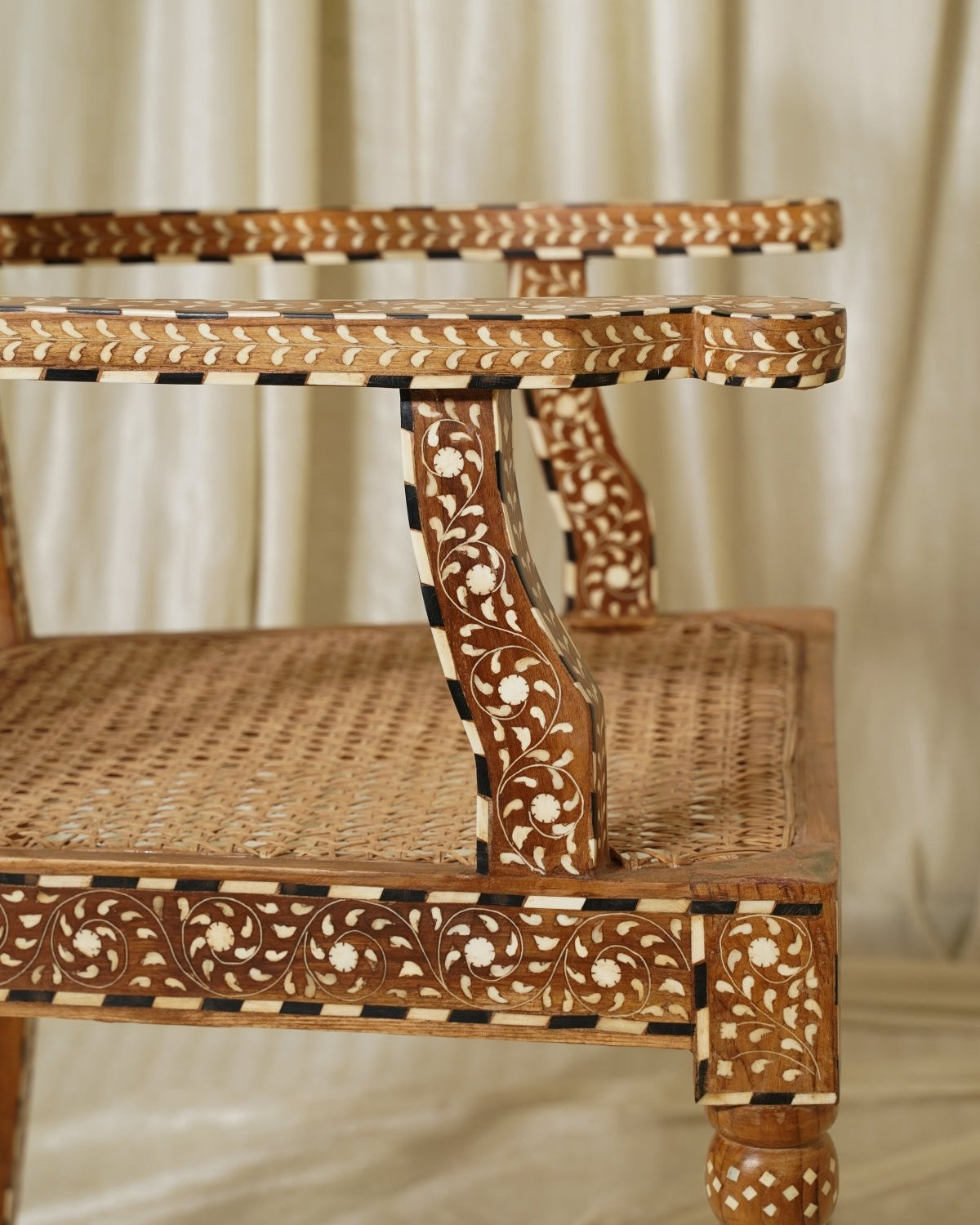 Maharani Heirloom Dining Chair - Marble Lotus - Maharani Heirloom Dining Chair