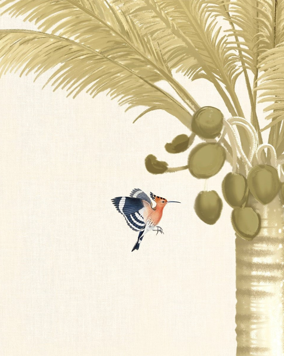 Malang, Tropical Theme Wallpaper for Walls - Marble Lotus - Buy Malang Tropical Jungle Wallpaper