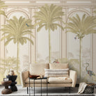 Malang, Tropical Theme Wallpaper for Walls - Marble Lotus - Malang, Tropical Theme Wallpaper for Walls