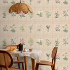 Mehek, Botanical Rendition Room Wallpaper - Marble Lotus - Shop Mehek Botanical Rendition Room Wallpaper | Marble Lotus