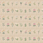 Mehek, Botanical Rendition Room Wallpaper - Marble Lotus - Buy Mehek Botanical Rendition Room Wallpaper
