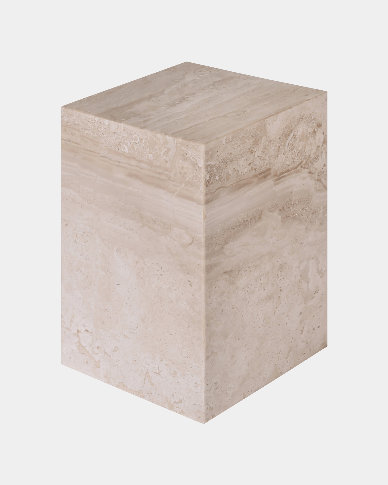 Metier Beige Marble Side Table - Marble Lotus - Shop Metier Beige Marble End Table | Marble Lotus