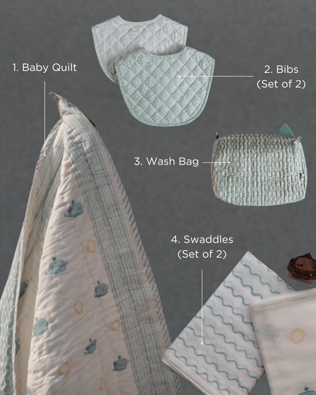Moana Baby Bundle - Marble Lotus - Moana Baby Bundle