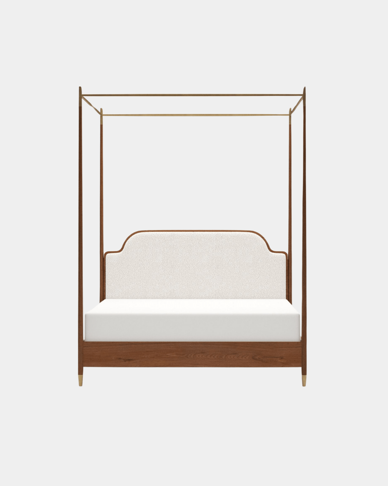 Moira Canopy Bed - Marble Lotus - Moira Canopy Bed