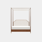 Moira Canopy Bed - Marble Lotus - Moira Canopy Bed