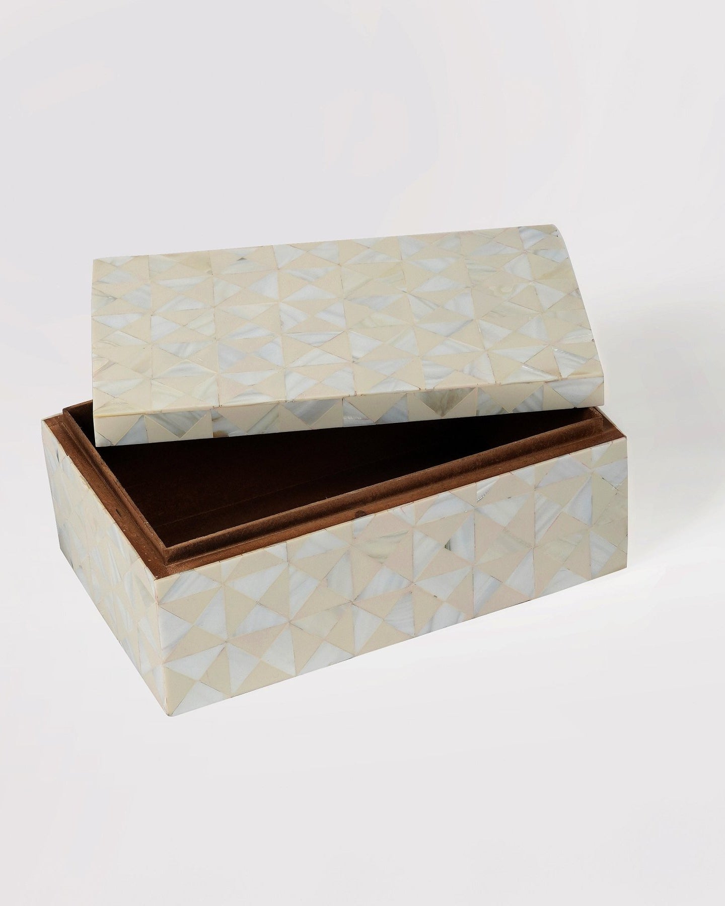 Mother Of Pearl Inlay Box (Set of 2) - Marble Lotus - Mother Of Pearl Inlay Box (Set of 2)