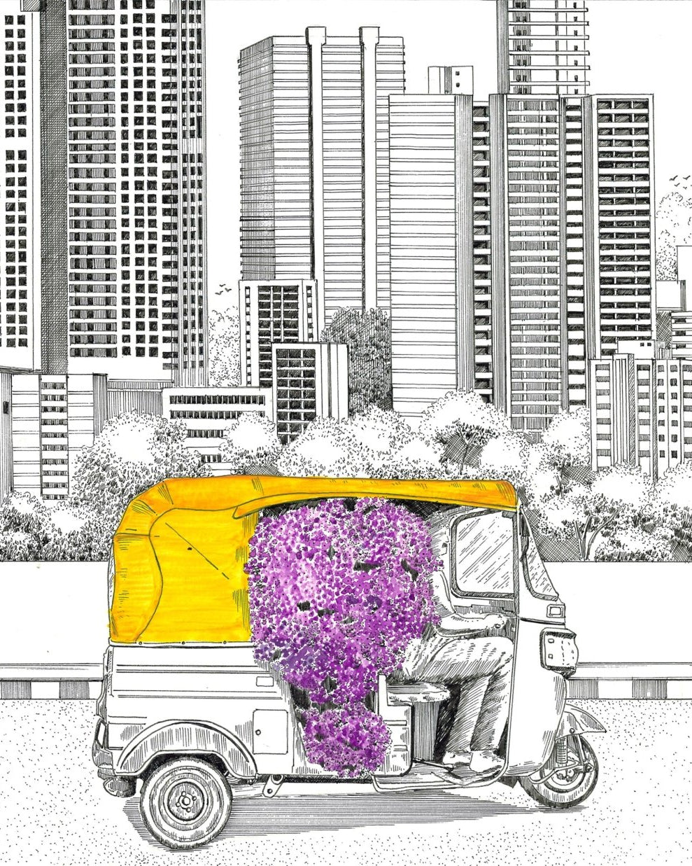 Mumbai ki Sawari / Cityscape in Motion | Marble Lotus