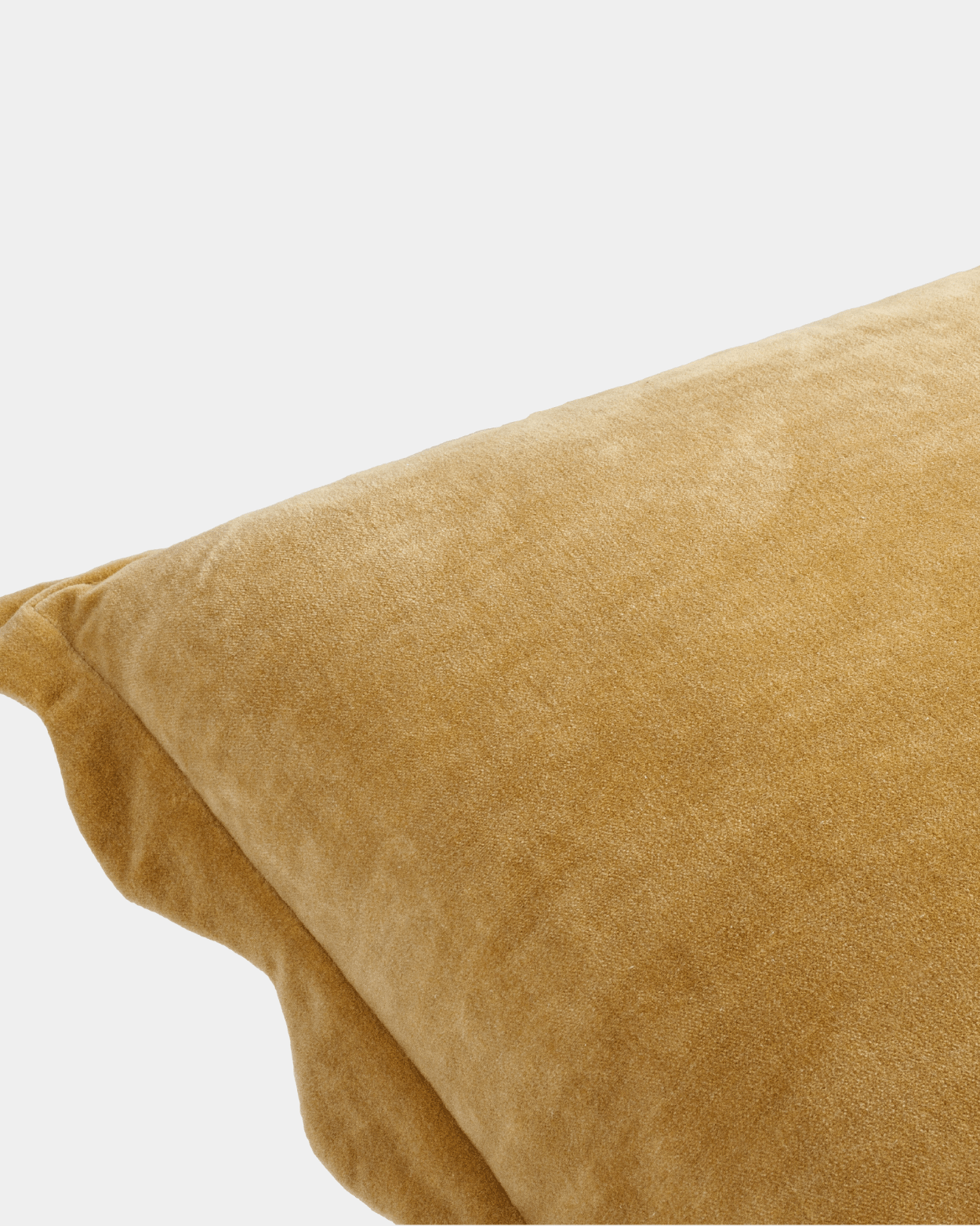 Mustard Cotton Scallop Edge Pillow - Marble Lotus - Order Mustard Coloured Cotton Scallop Pillow | Marble Lotus