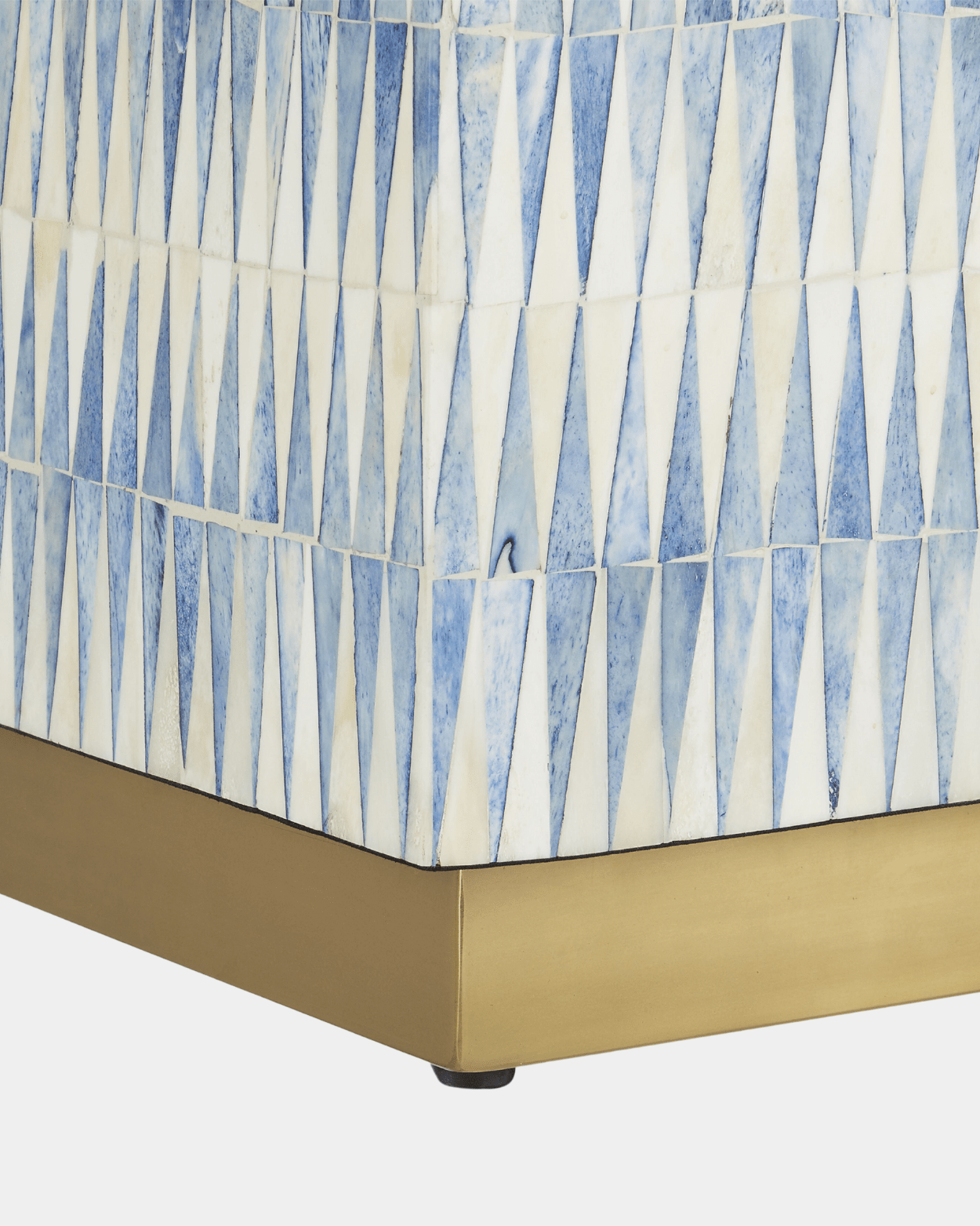 Nadene Blue & White Accent Table - Marble Lotus - Get Nadene Blue & White Accent Table | Marble Lotus