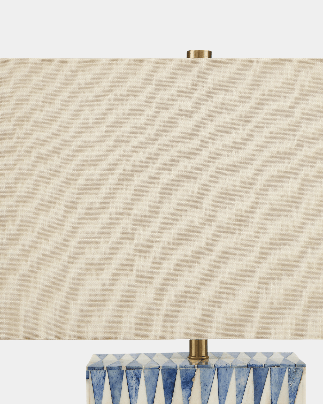 Nadene Blue & White Table Lamp - Marble Lotus - Nadene Blue & White Stylish Table Lamp