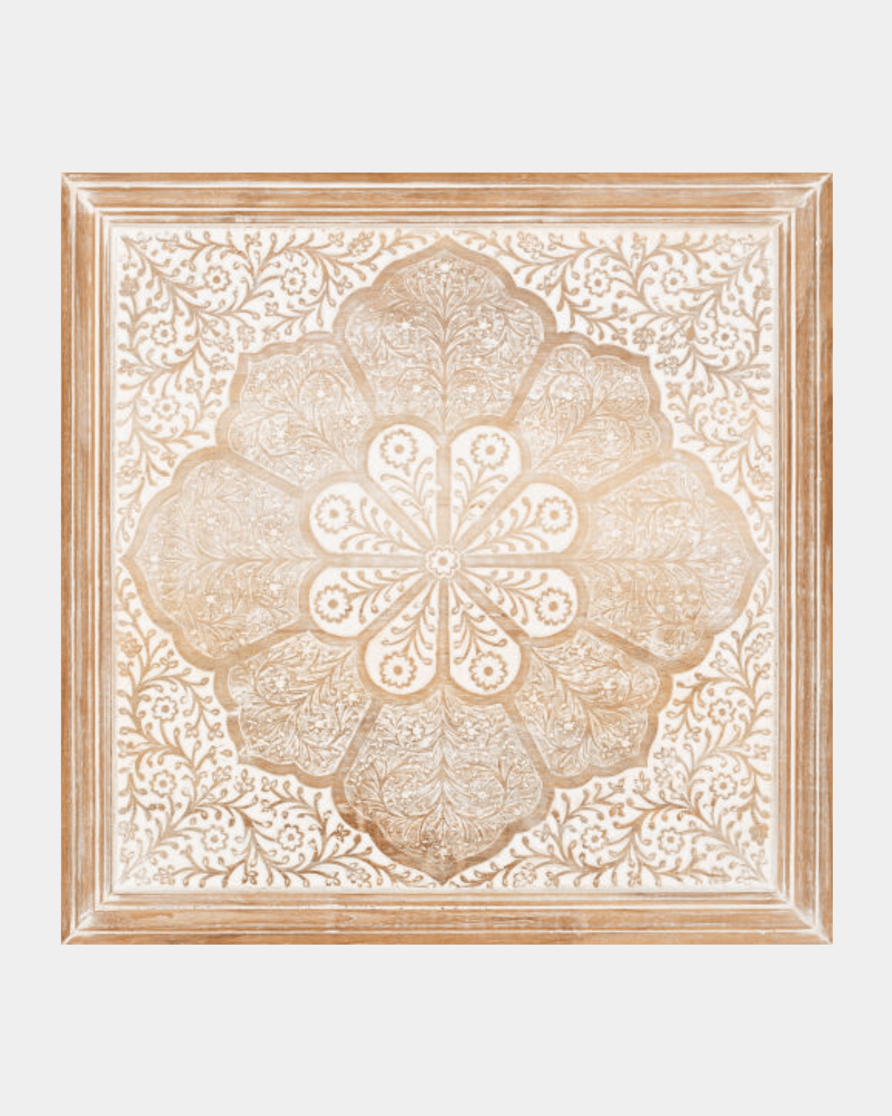 Nadia Dimensional Wall Accent - Marble Lotus - Nadia Dimensional Wall Accent (image1)