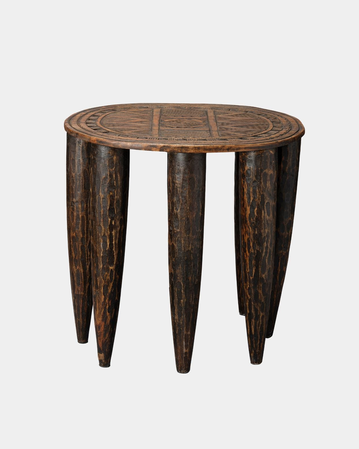 Naga Brown Side Table - Marble Lotus - Naga Brown Side Table