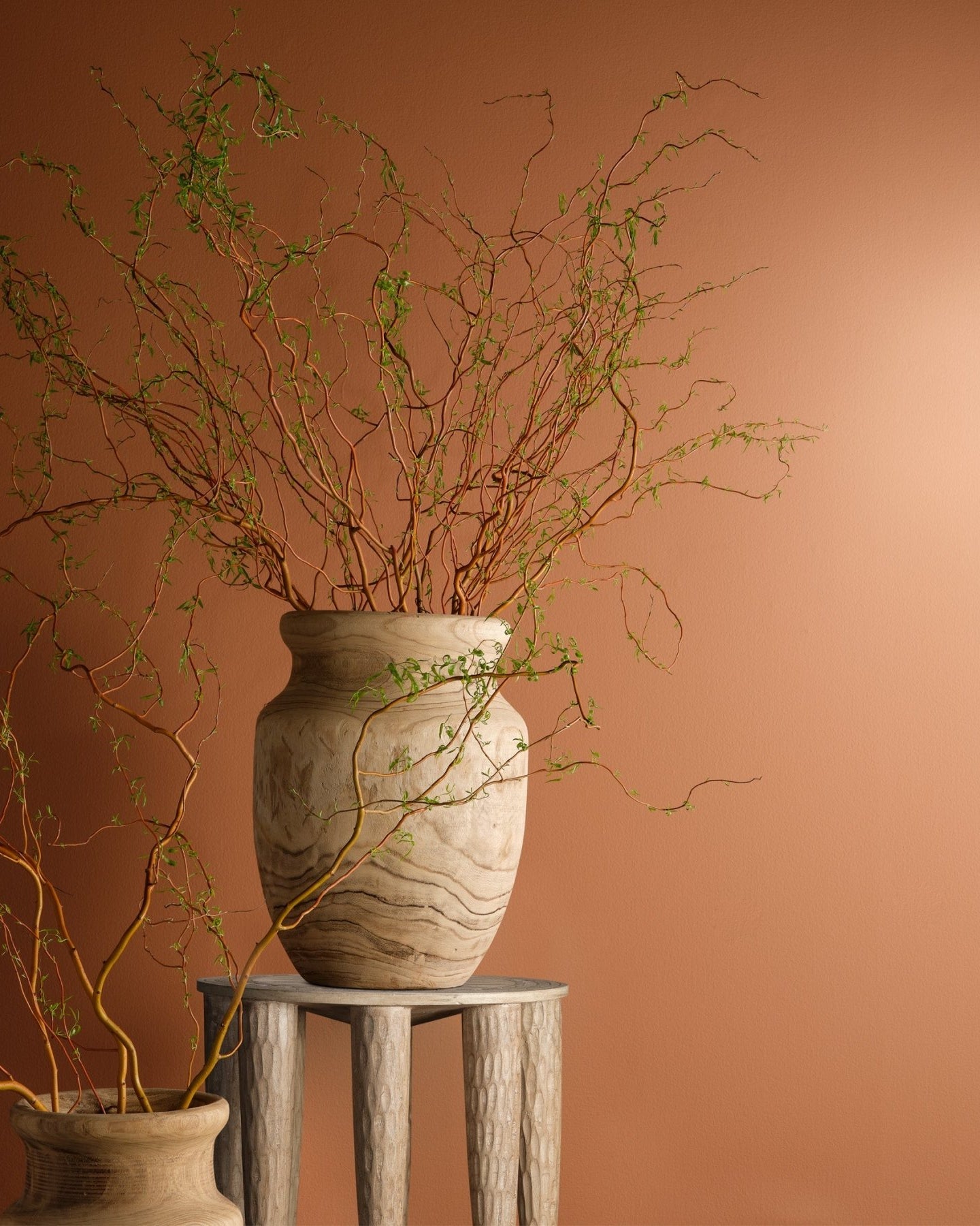 Naga Natural Side Table - Marble Lotus - Naga Natural Side Table