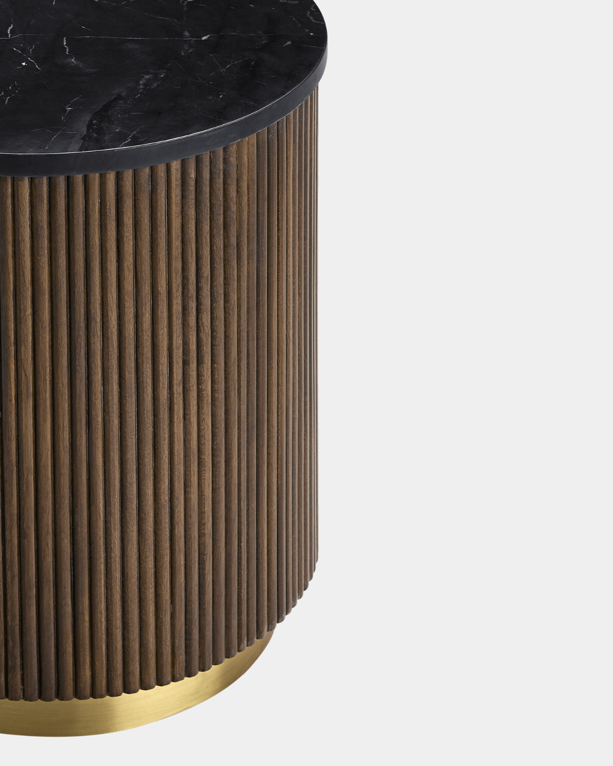 Nems Luxe Black Marble Side Table - Marble Lotus - Shop Black Marble Side Table for Modern Elegance | Marble Lotus