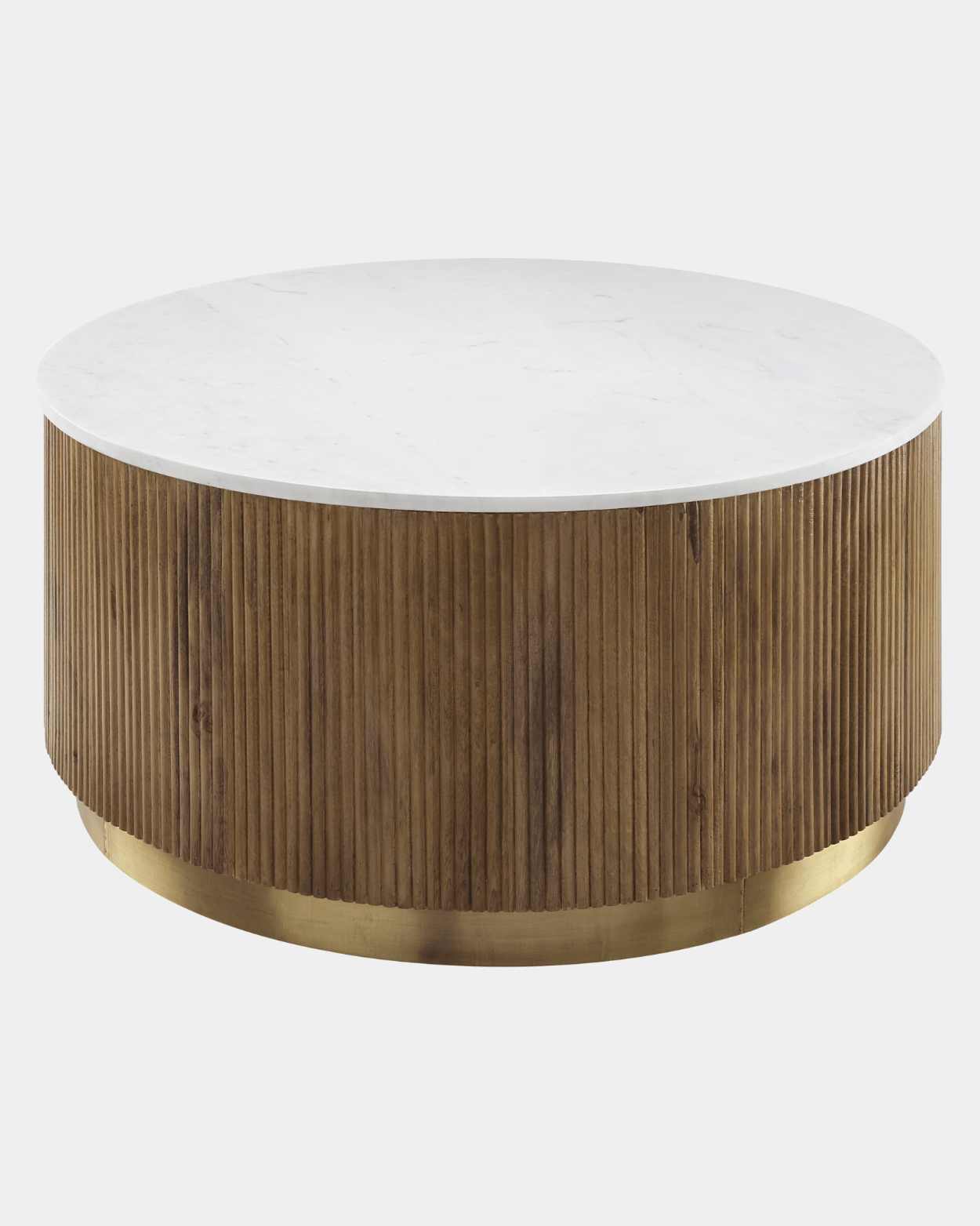 Nems Marble & Brass Coffee Table - Marble Lotus - Nems Marble Brass Coffee Table